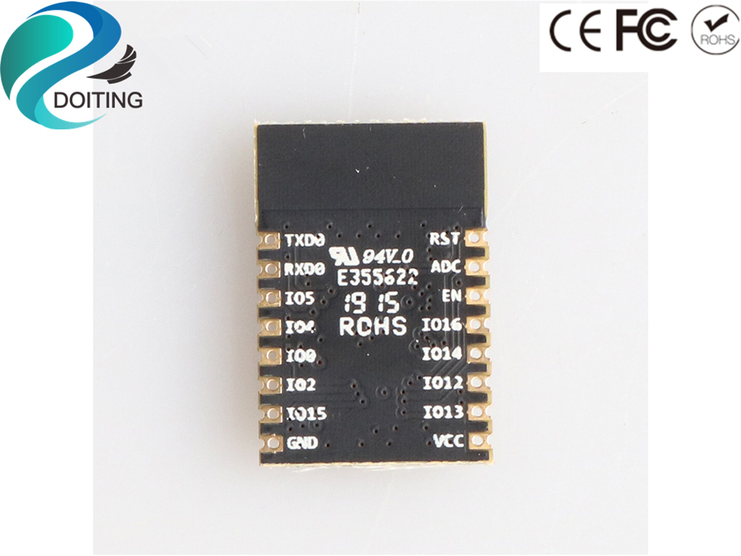 Doiting ESP8285 ESP-S Seriële Poort Draadloze Wifi Module Transparante Transmissie Compatibel Met ESP-12E ESP-12F Voor Smart Home