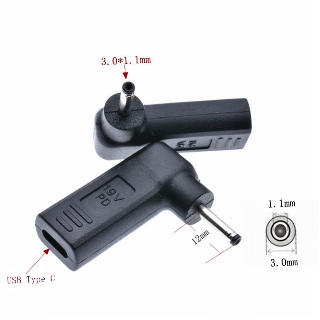 Dc Energie Adapter Stecker Konverter USB Typ C Weibliche zu 7,4x5,0mm 4,8x1,7mm 5,5 x 2,1mm Männlichen Laptop Dc Ausgang Jack Stecker: 3011 Pro Acer Asus