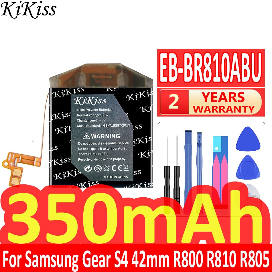 Batterij Voor Samsung Gear S4 S3 S2 S 46Mm 42Mm Frontier Klassieke 3G SM-R800 SM-R810 R805 R760 r765 R732 BR720 R600 R730 R750 Horloge: EB-BR810ABU