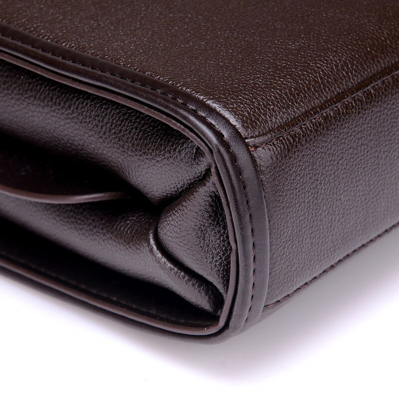 PU Leer Mannen Aktetas mannen Messenger Bag Mannelijke Laptop Tas Zakelijke Mode Grote Capaciteit Schoudertassen Reizen tas