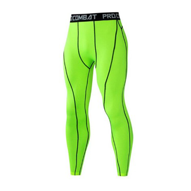 Kompresjonsbukser for menn tights leggings for løping, trening, sport, fitness, hurtigtørkende passform, jogging, treningsbukser