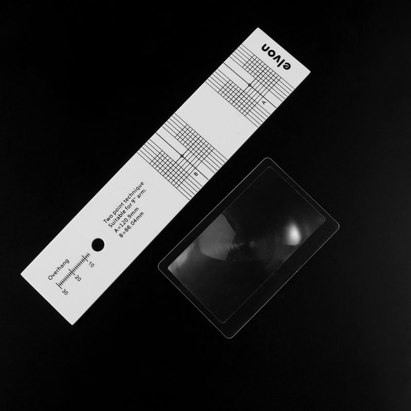 Pickup Calibration Distance Gauge Protractor Turntable Phonograph Phono Cartridge Stylus Alignment Adjustment Tool