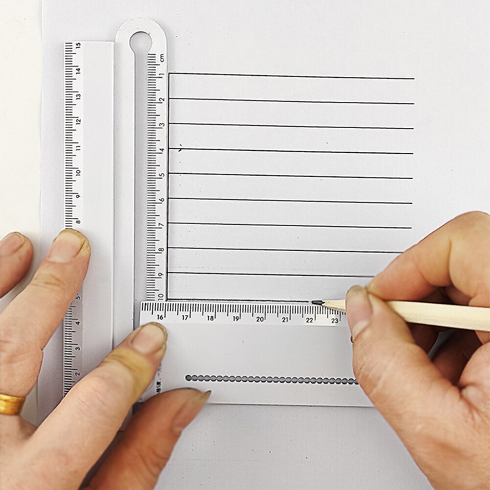 Multifunctional Folding Geometric Drawing Ruler Portable Mathematical Line Circular Drawing Geometry Measuring Drafting Tool