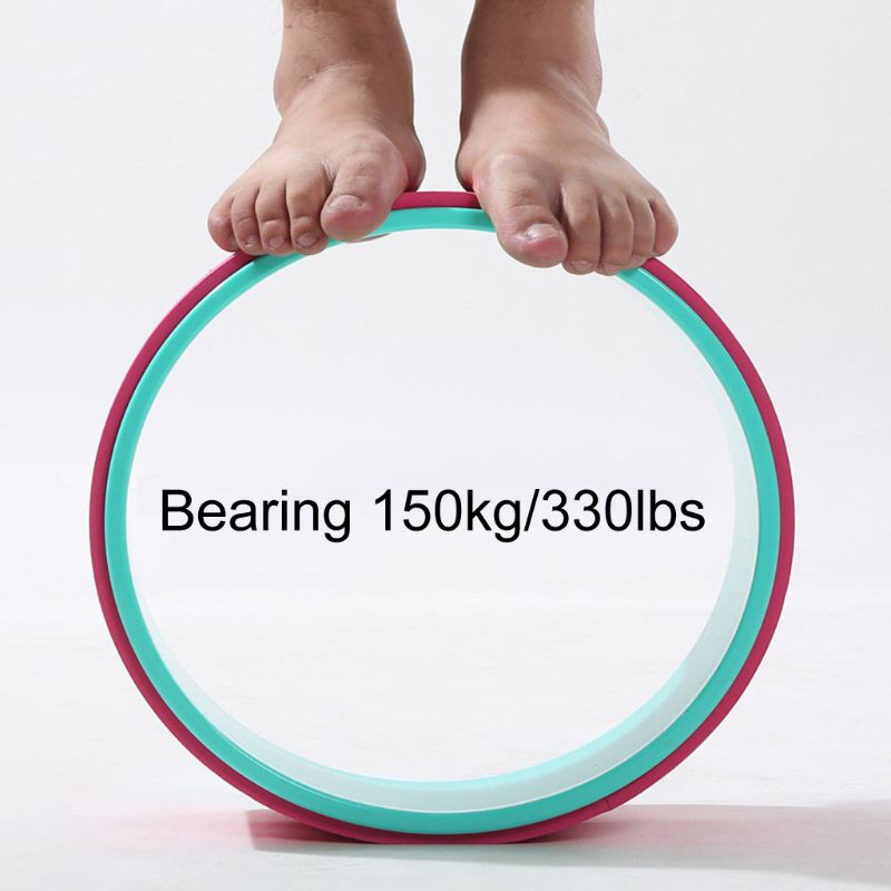 Yoga Wheel for Back Pain - Fitness Pilates Ring - 27RD