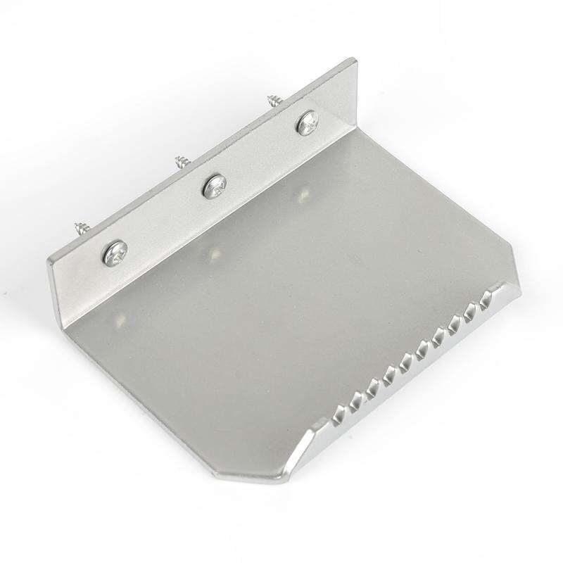 Touchless Hands Free Foot Door Pull Opener Bracket For Business Office Bathroom Door Pedal Opener With Opening Device: silver