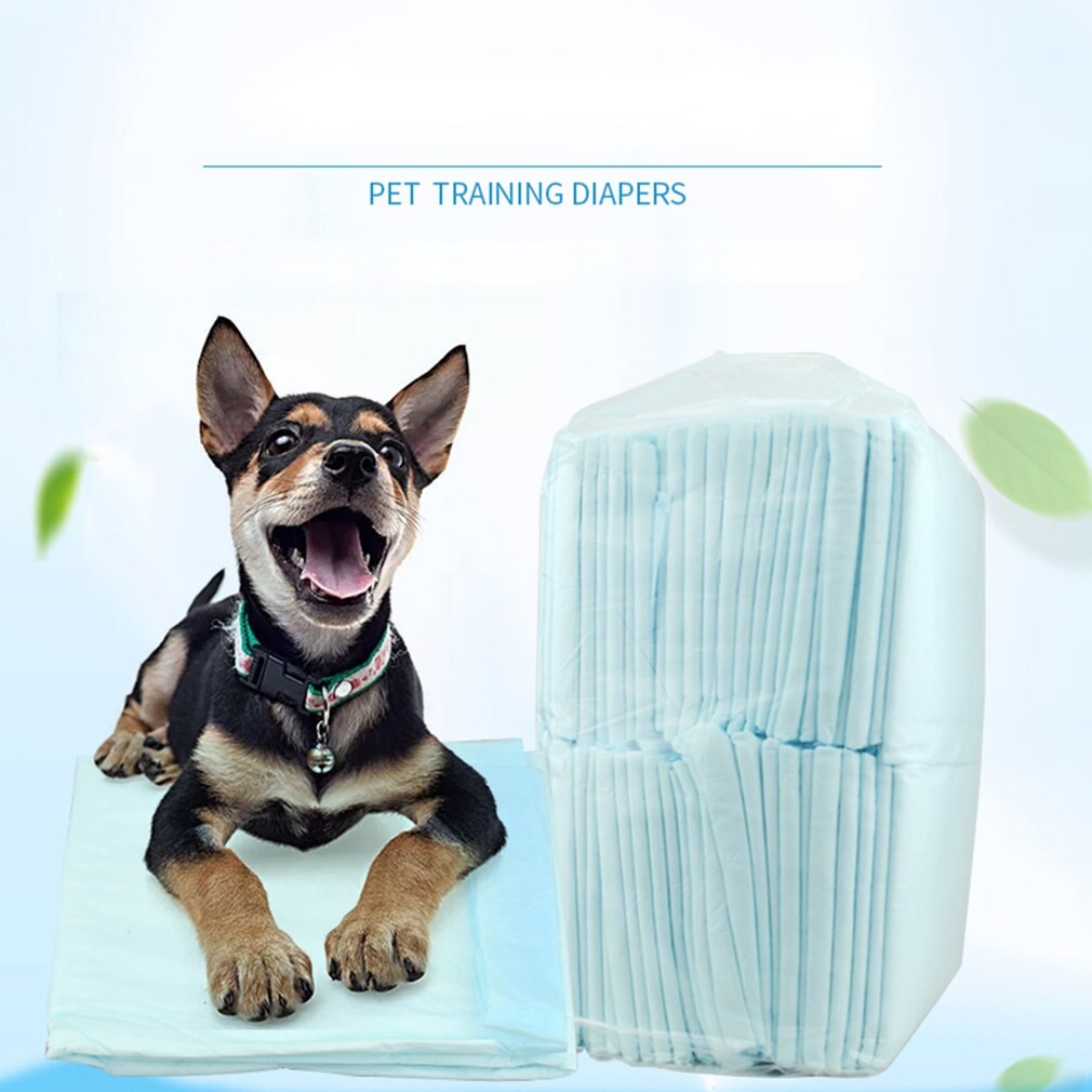 100pcs/set Pet Dog Diaper Breathable Non-woven Fabric Disposable Dog Water Absorbent Diaper Pet Training Diapers