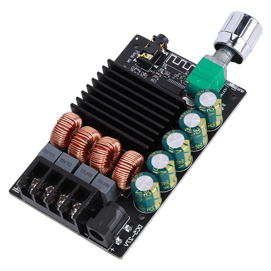 Medidor de energía 100Wx2 HIFI de alta potencia, amplificador Digital estéreo de 2,0 AMP, placa accesorio para monitor de potencia Bluetooth 5,0