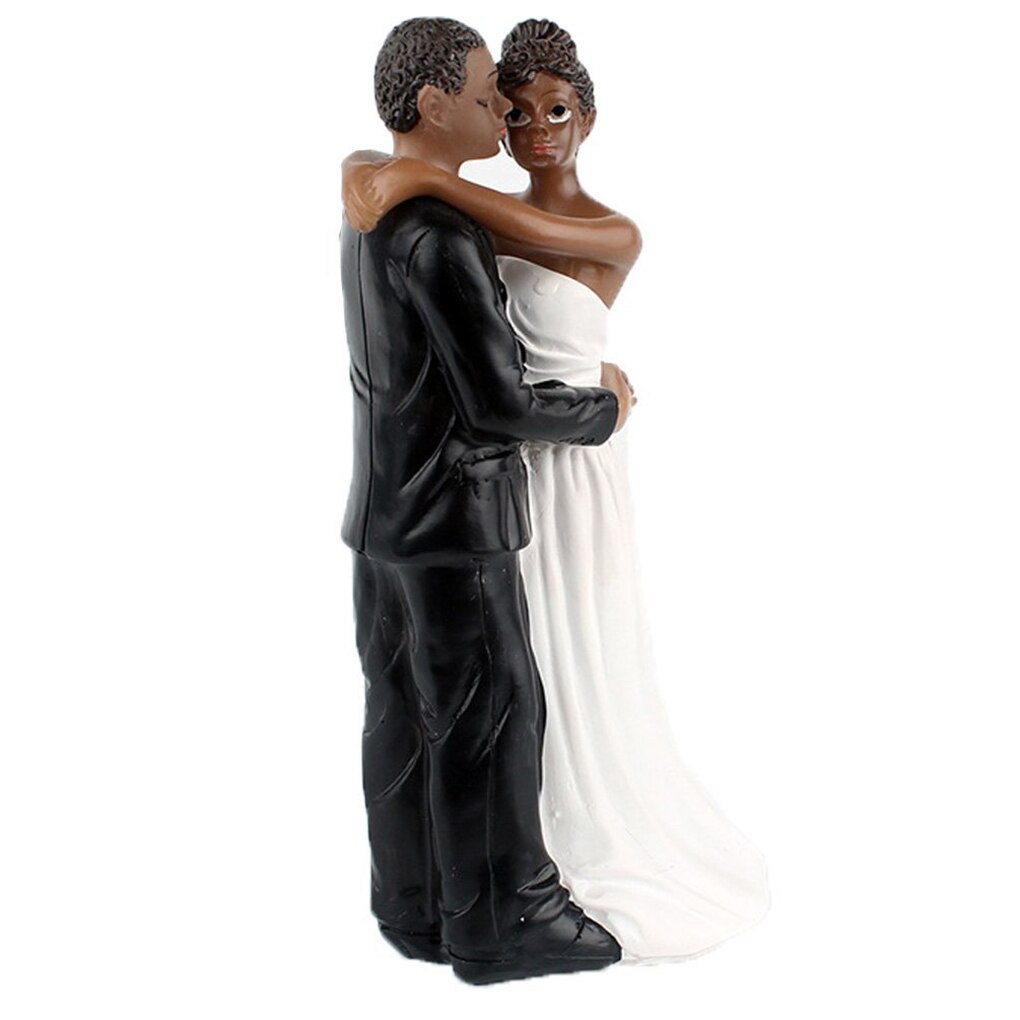 Cake Toppers Dolls Bride and Groom Figurines Funny Wedding Cake Toppers Stand Topper Decoration Supplies Marry Figurine: NO5