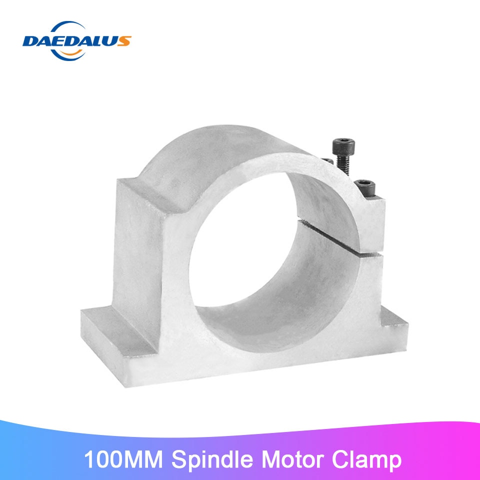 100MM Spindle Motor Clamp Mounting Bracket With Screws For CNC Spindle Motor Milling Engraver Machine