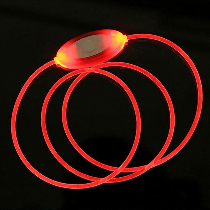Collar luminoso LED, DIY se puede cortar y collar de perro ajustable corbata de perro suficiente colgante collar de perro led cinturon coche perro