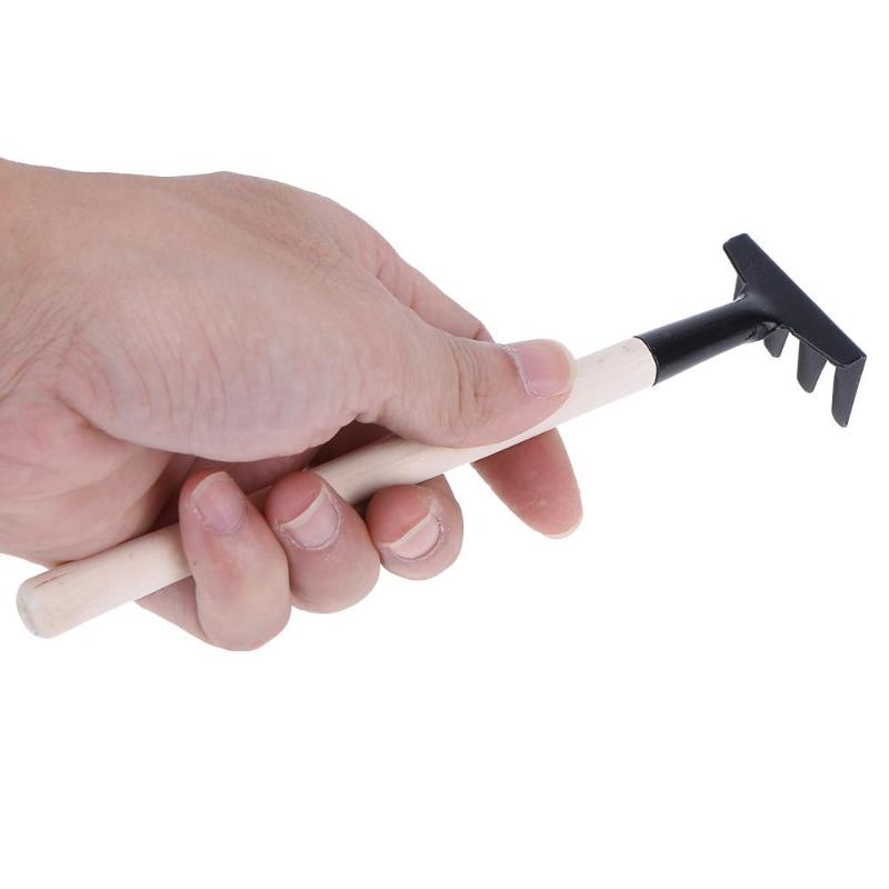3 st praktisk mini spade spade trädgårdsredskap barn harv spade kratta växt underhåll trähandtag trädgårdsredskap set