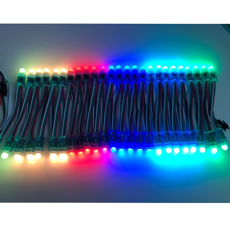 50 Stck WS2811 IC RGB Pixel LED-modul Licht DC5V Volle Farbe Große für Dekoration Werbung lichter Wasserdichte IP67
