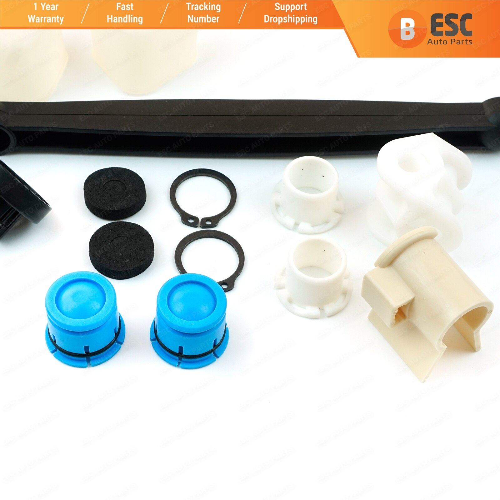 ESC Auto Parts ESP24 Gear Linkage Selector Bush Repair Kit 93183155 for Vauxhall Opel Corsa C Combo Meriva Tigra Fast Shipment