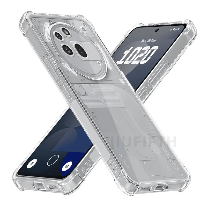 Für nichts Telefon 3A Profi fallen Silikon Weiche Klare Telefon Fällen Telefon3A 3APro Funda transparent Stoßfest Airbag Abdeckung funda Capa
