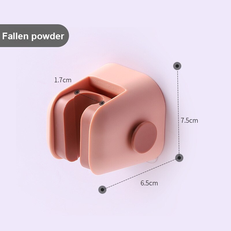 Shower Bracket Adjustable Shower Head Base Household Multi-colors No Punching Bathroom Shower Head Fixed Bracket Storage Bracket: 02