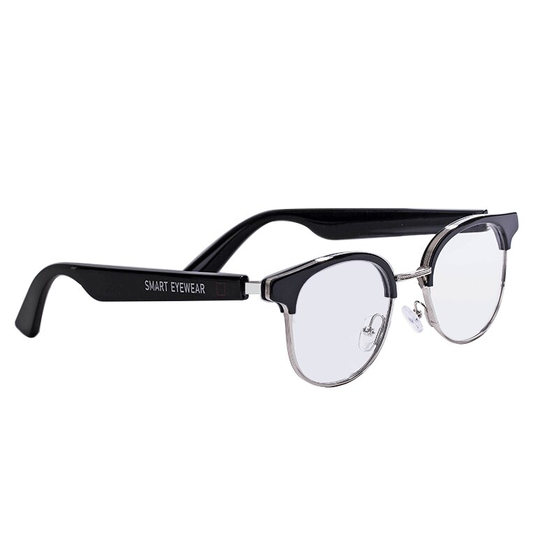 Kx04b óculos inteligentes sem fio bluetooth mãos livres chamando o orelha aberta anti-azul lentes de luz