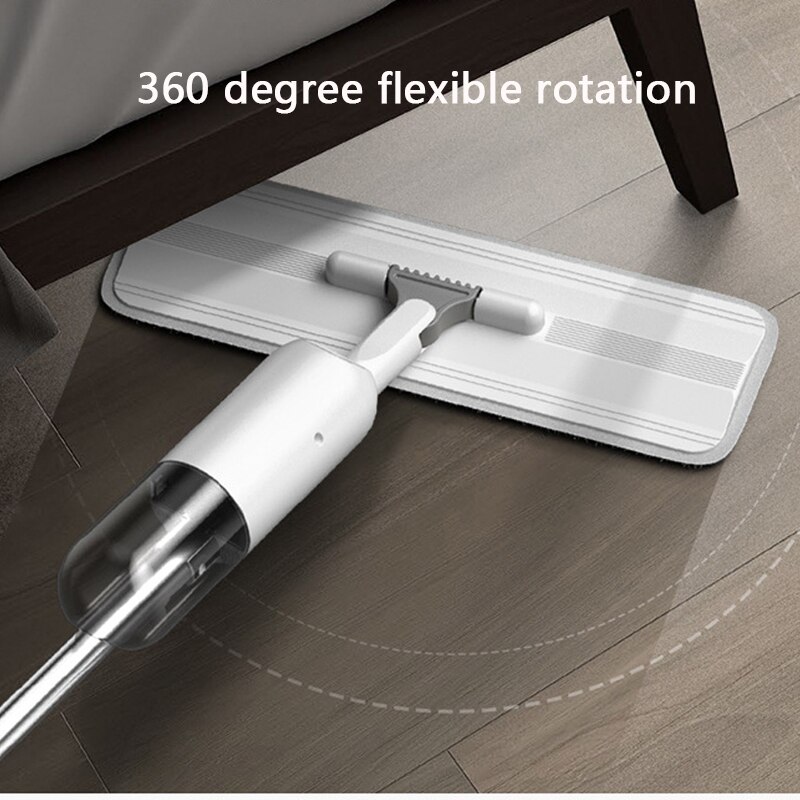 Spray Mop With Microfiber Mop Cloth Wet And Dry Reusable Rotatable Handle Squeeze Mop Avoid Hand Washing Household Cleaning Tool