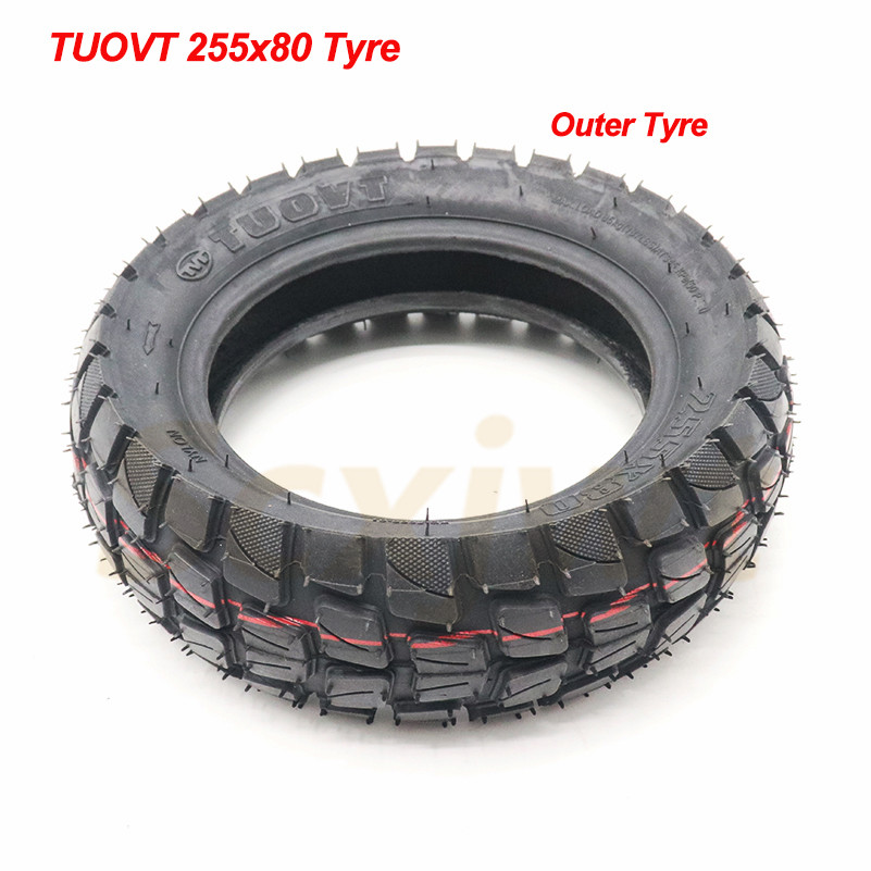 10x3 inch Off Road City Road Pneumatic Tire Inner Tube Inflatable Tyre for Electric Scooter Speedual Grace 10 Zero 10x3.0 10*3.0: TUOVT 255x80 out