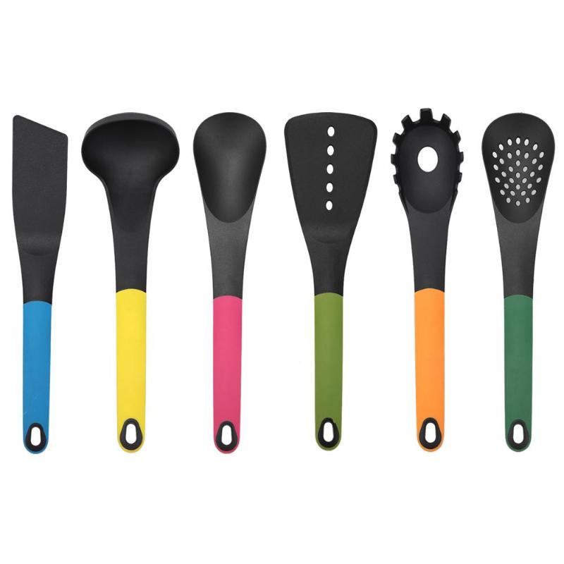 7 sortes d'ustensiles de cuisine ustensiles antiadhésifs outils de cuisine ustensiles de cuisine fournitures cuillère louche spatule tourneur ustensiles de cuisine