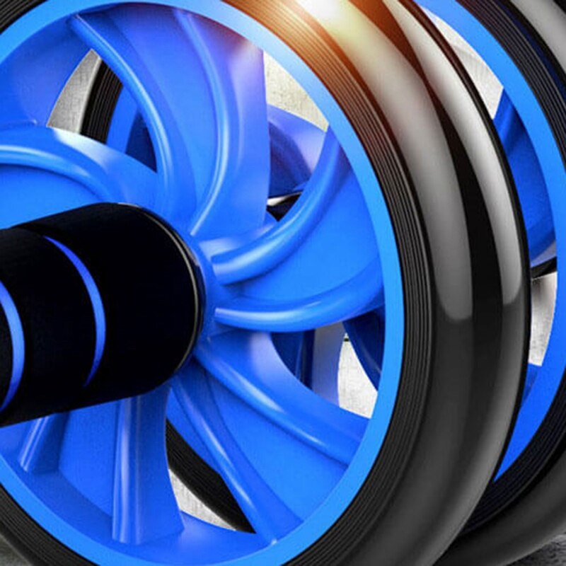 Abdominal Fitness Wheels Double Wheels Abdominal Waist Workout Exercise Gym Roller Core Trainer Fitness Equipment