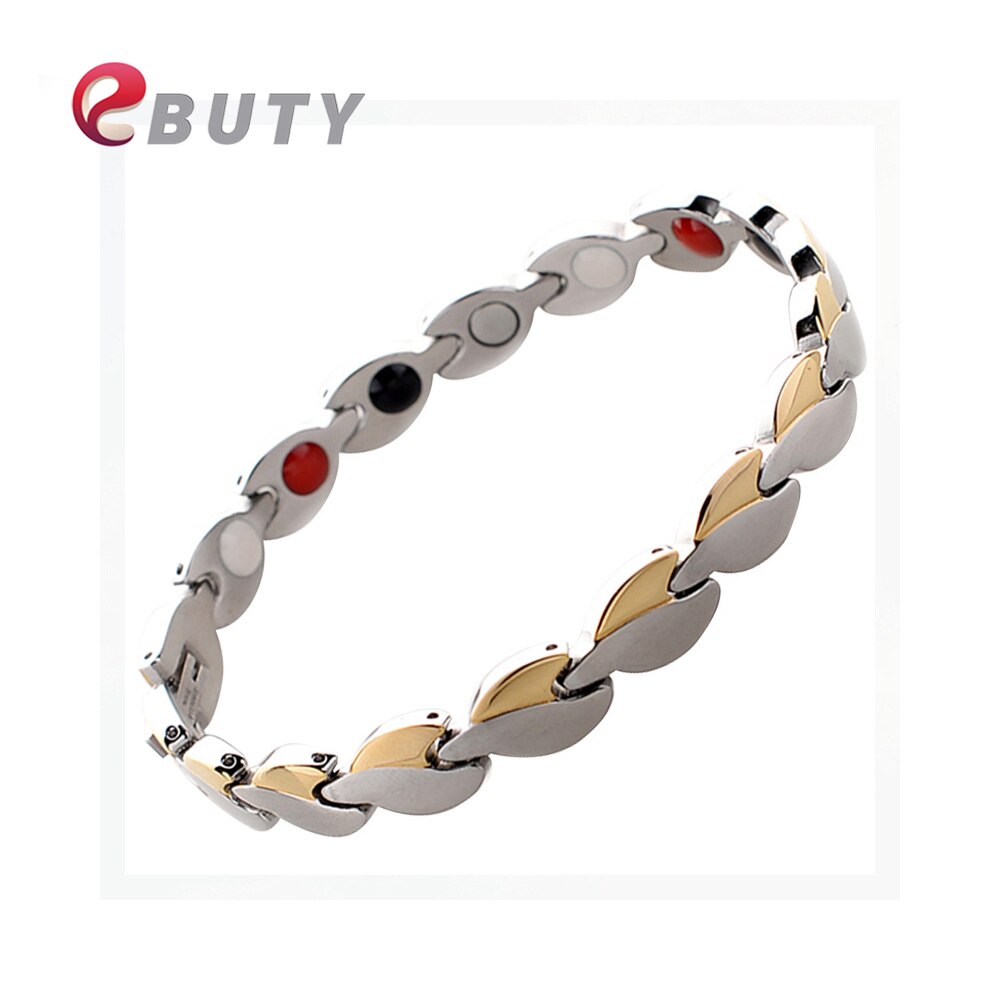 EBUTY – Bracelet à breloques énergétique pour femmes, bijoux à la , populaire, 4 éléments avec boîte