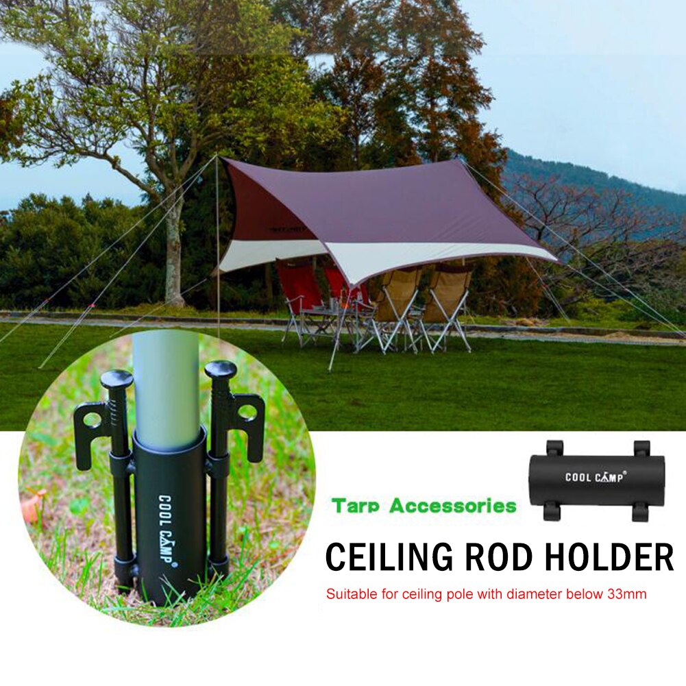 Tent Luifel Vaste Buis Luifel Houder Pole Pijp Winddicht Sky Gordijn Staaf Houder Tent Luifel Accessoires Voor Outdoor Camping