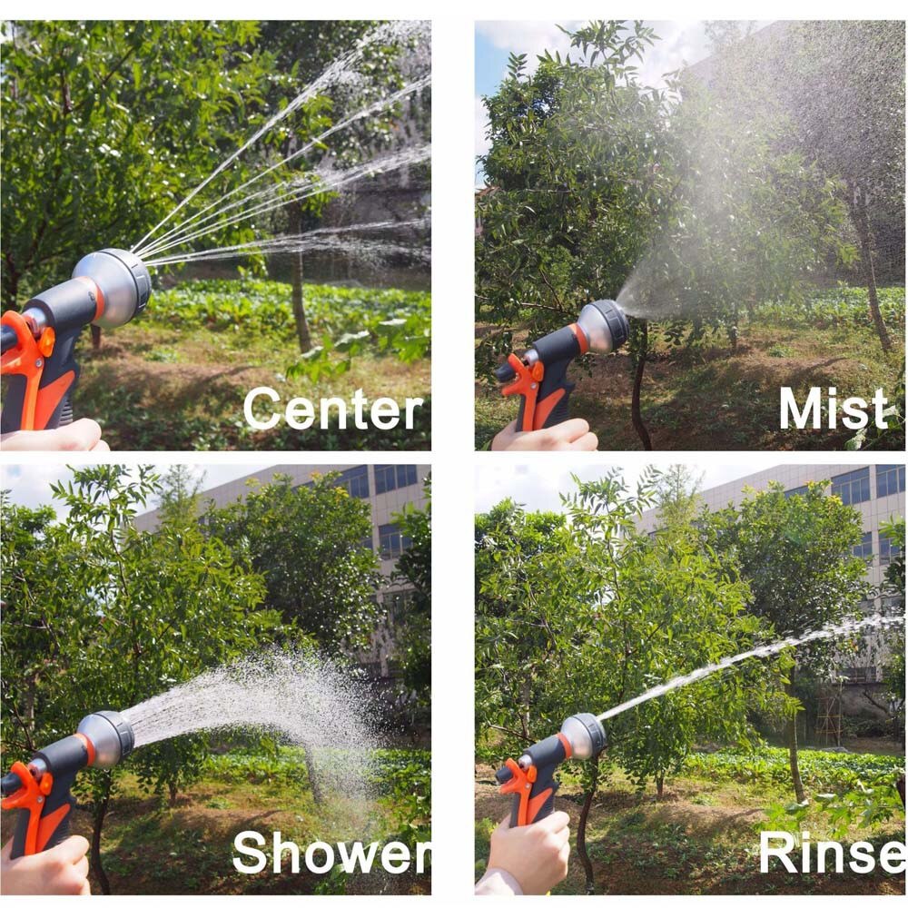 8Patterns Adjustable High Pressure Gun Sprinkler Nozzle Garden Water Nozzle Head Sprayer Garden Spray Auto Washing home #41