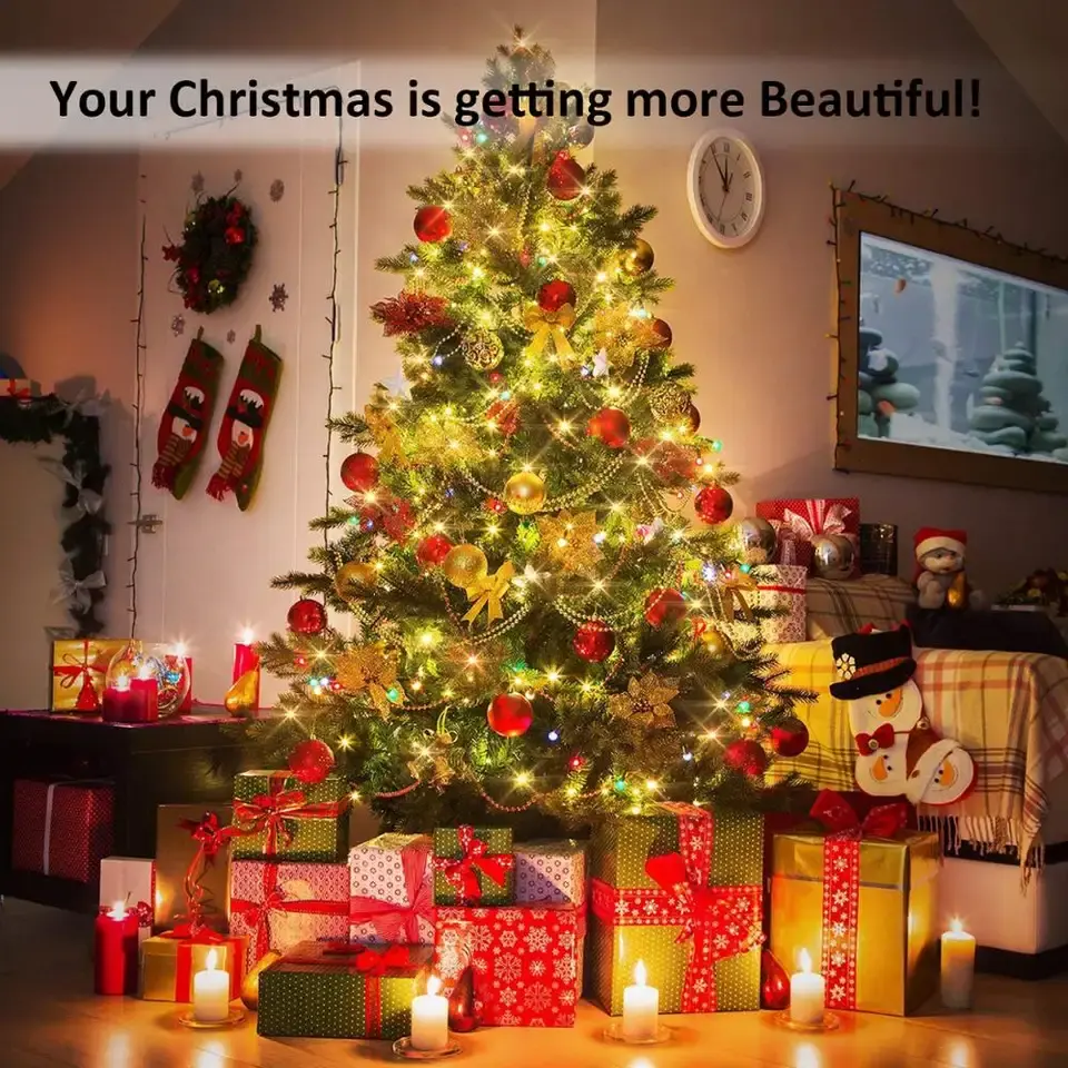 LED Solar Light Outdoor Tuin Fairy String Light Led Twinkle Waterdichte Lamp voor Kerst Patio Boom Party 6 m/12 m/23 m/33 m