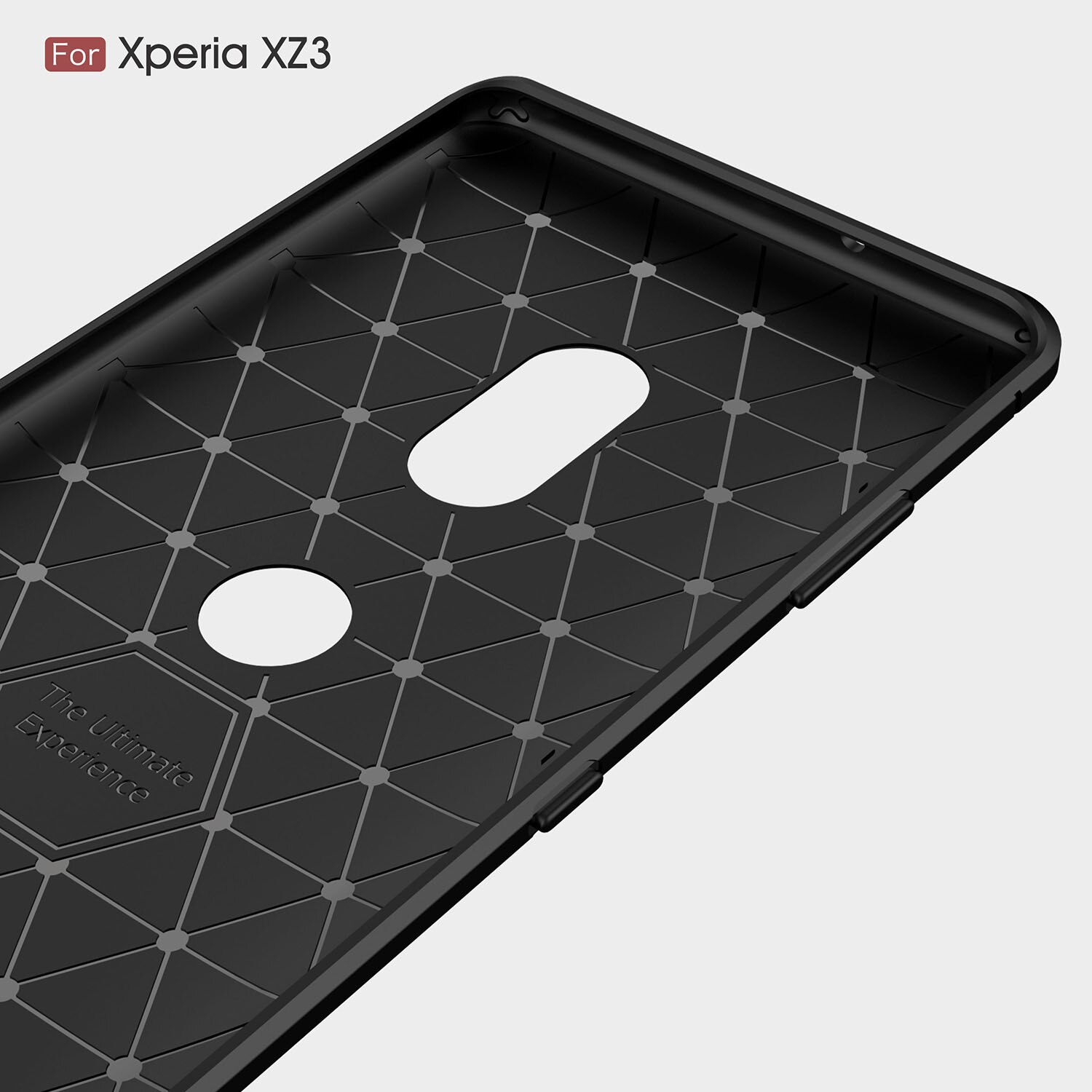 Para Sony Xperia XZ3 XZ1 XZ2 funda Premium de fibra de carbono fundas de teléfono a prueba de golpes para Sony Xperia XZ2 Compact XZ1 contraportada