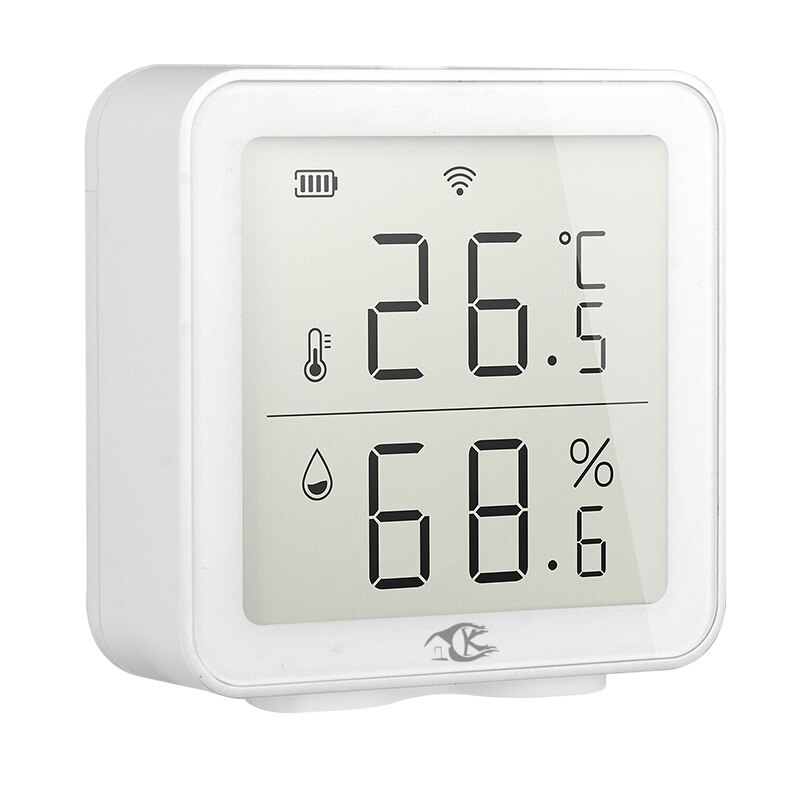 Tuya casa inteligente wifi temperatura e umidade detector sem fio sensor de temperatura e umidade ligação inteligente