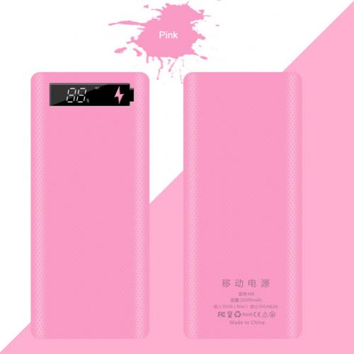 Micro USB/ Type-C 18650 Power Bank Case LCD Display Power Bank Battery Box DIY Mobile Phone Battery Charger Case Enclosure