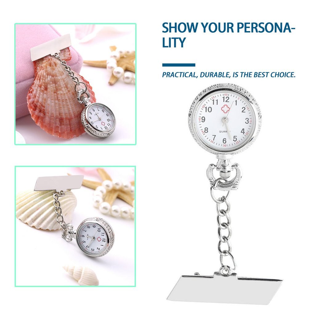 Stylish Stainless Steel Nurse Nurse Watch Pocket Watch Dial Quartz Nurse Watch Chest Table