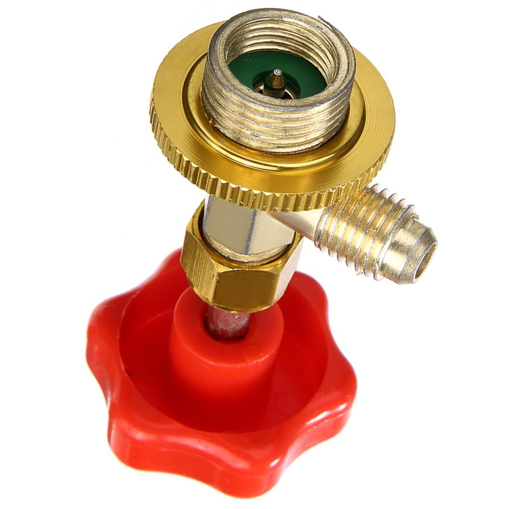 Til bil aircondition kølemiddel åben 1pc sae auto ac kan tappe ventil flaskeåbner  r134a m14 / 1/4 "lækagesikker switch