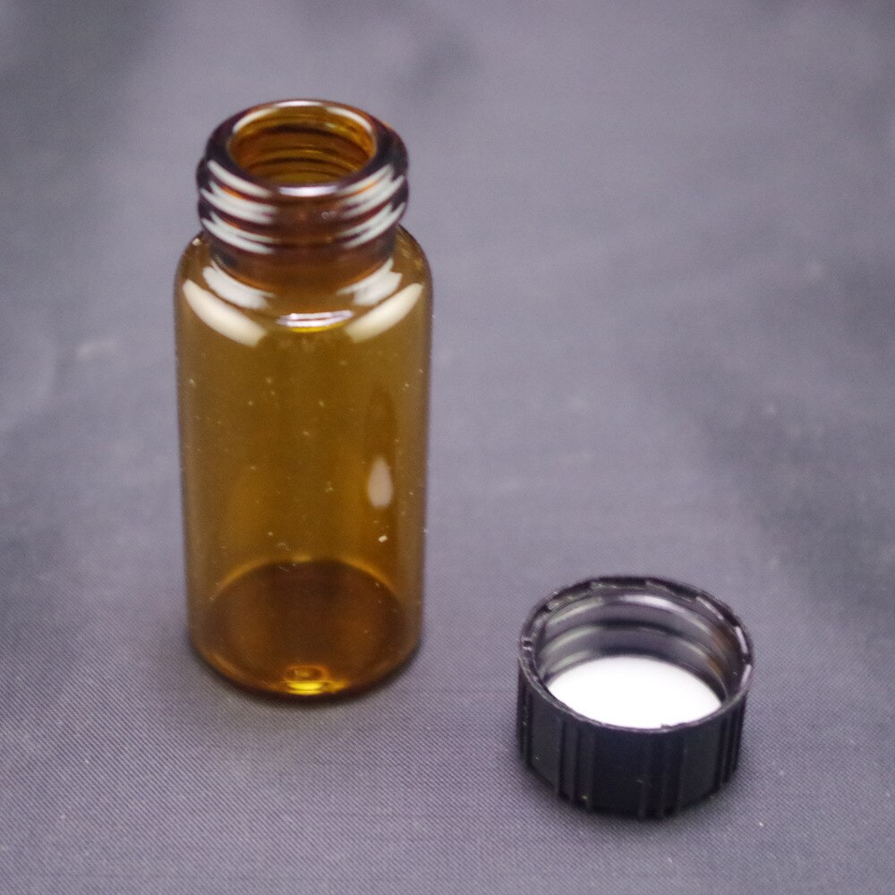 3ml Sample Bottle Brown Glass Screw Top