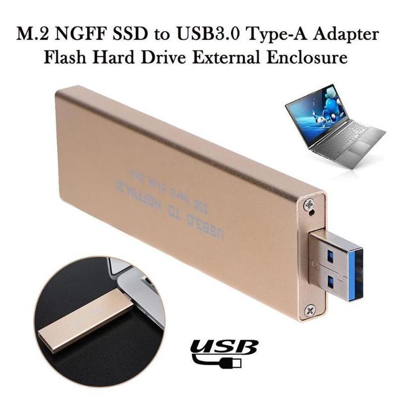 USB 3.0 to m. 2 (NGFF) SSD external storage box support rate to disk transmission hard up 5Gbps removable box B1R1