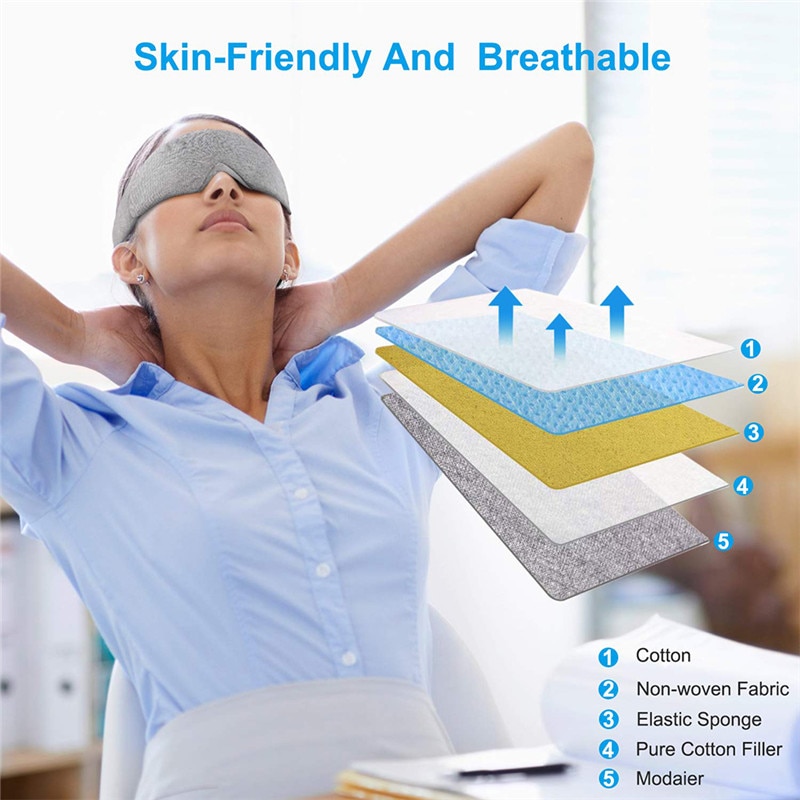 Sömnmask snabbt sova ögonmask ögonskugga täcka skugga patch kvinnor män mjuk bärbar ögonbindel resor sleepmasker