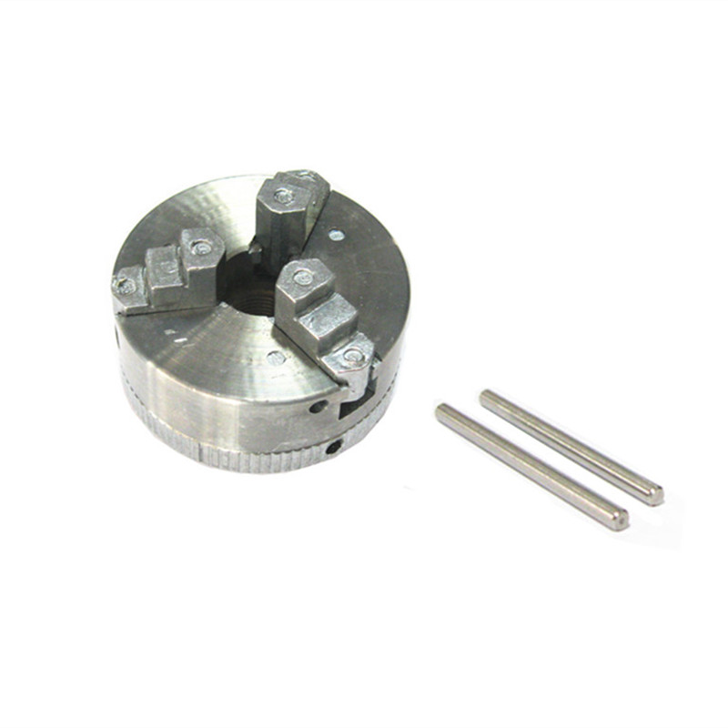 2 "45mm Drie 3 Klauwplaat 1.8 ~ 56mm/12 ~ 65mm Z011 Vastklemmen voor mini Draaibank met Twee Lock Staven M12x1mm Schroefdraad Terug