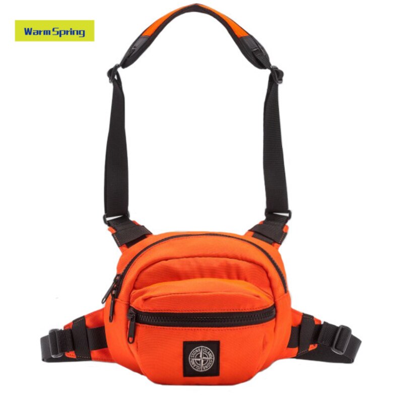 neue Europäische und Amerikanischen Stil, Orange herren Gürtel Tasche Orange Brust Tasche Kleine Schulter Tasche Insel