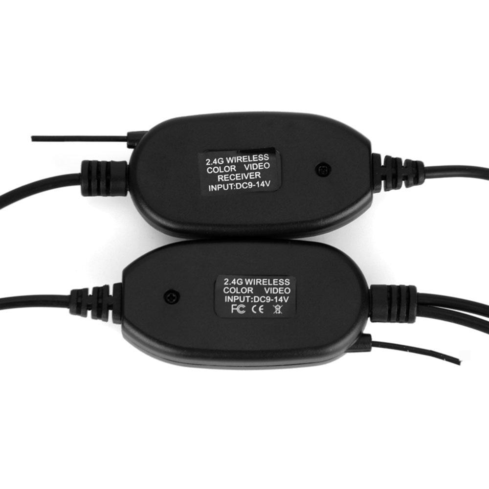 2.4G Draadloze Video Zender Ontvanger Kit Voor Auto Achteruitrijcamera En Dvd Beeldscherm Reverse Backup Achteruitkijkspiegel cam Csv
