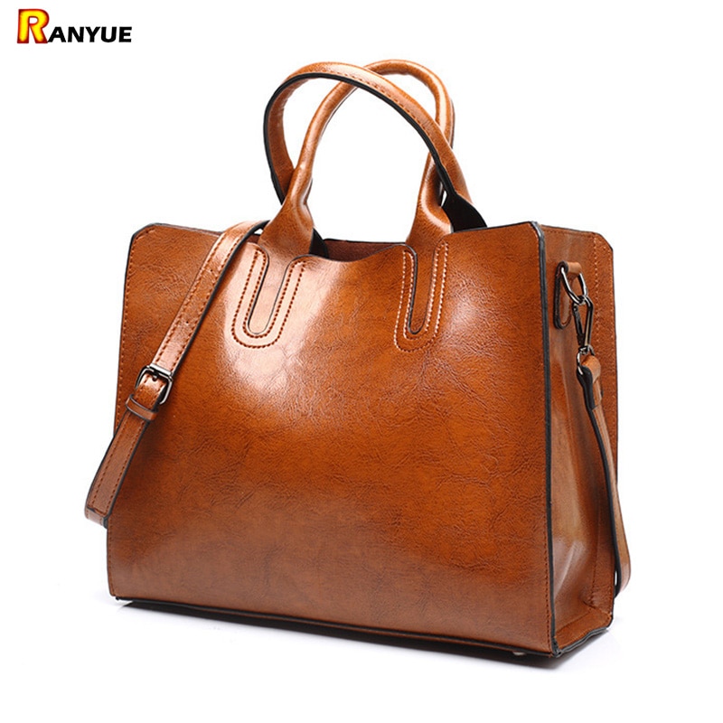 PU Leather Handbags Women Big Bag Ladies Shoulder Messenger Bag Female Bags Large Capacity Casual Totes Woman Bags