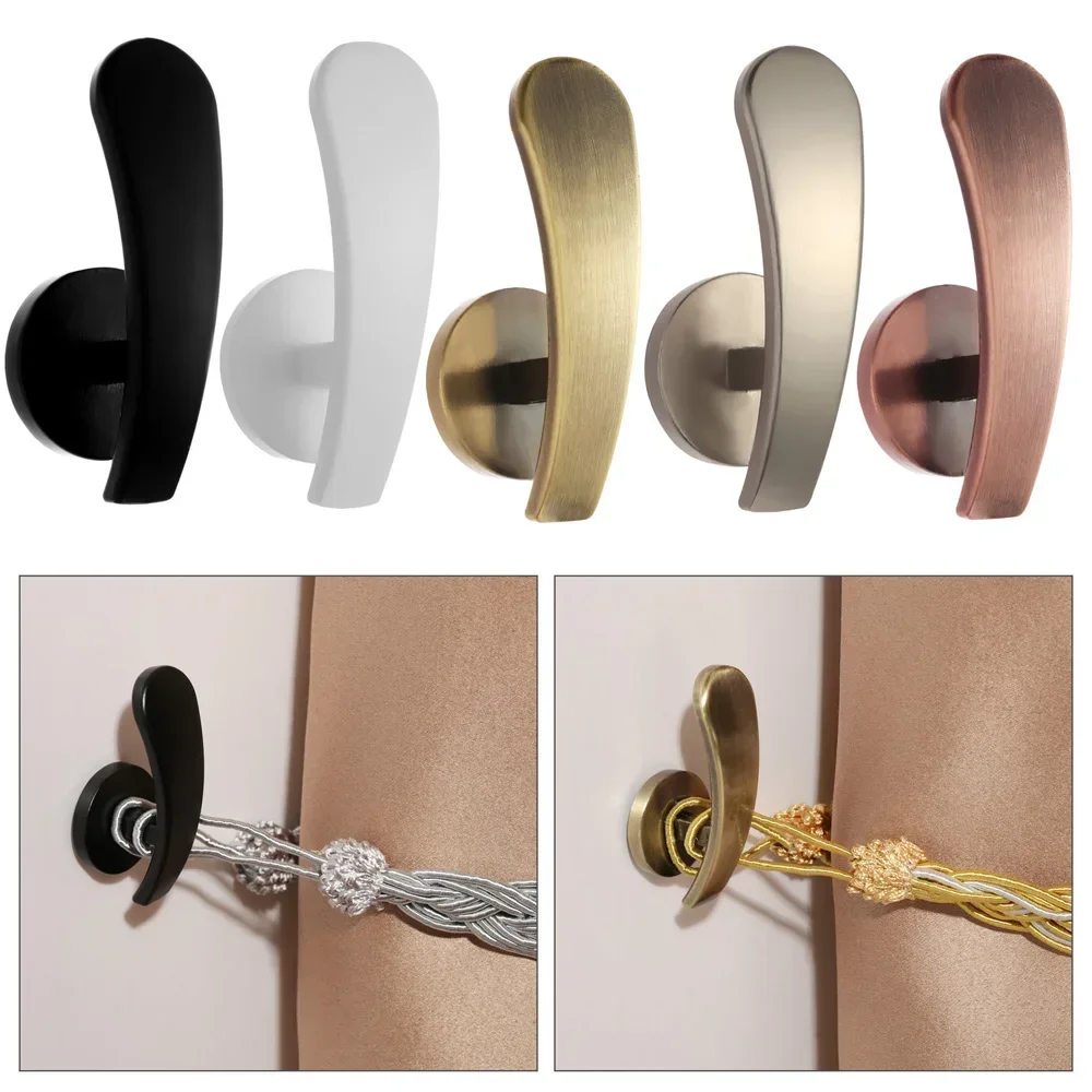 Retro Hold Praktische Duurzame Gordijnhouder Wandhanger Gordijn Holdback Gemonteerde Metalen Haken