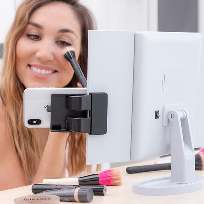 Laptop Side Phone Holder Mobile Stand For Laptop Or Desktop Combination Notebook Screen Convenient Clip On Monitor