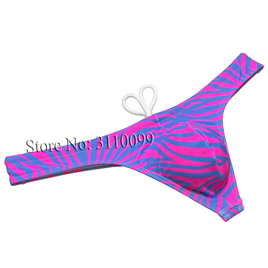 Polychrome Herren-Badeanzug, Bikini, Strandmode, Futter, Badehose, Tanga, Badehose