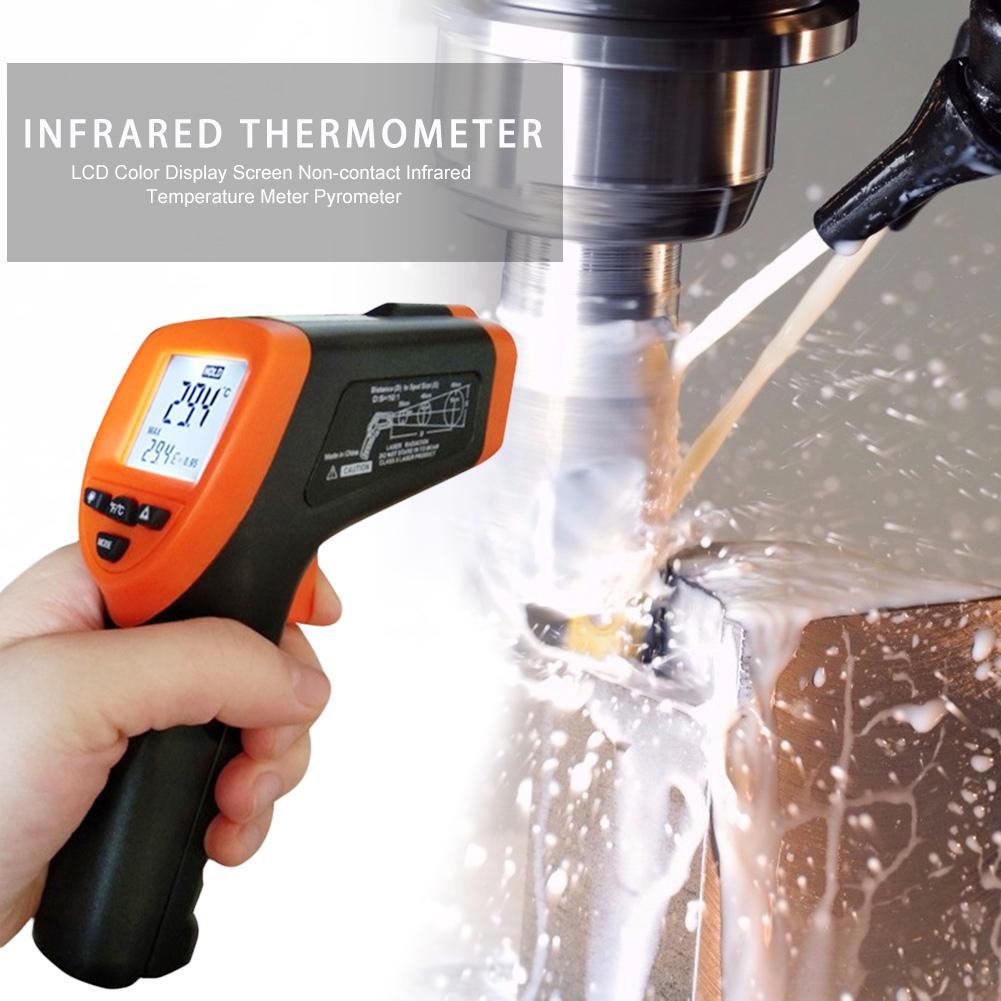 Portable Model 550 500ms 95% Response Handheld LCD Display Infrared Thermometer Non-Contact Temperature Pyrometer Tool