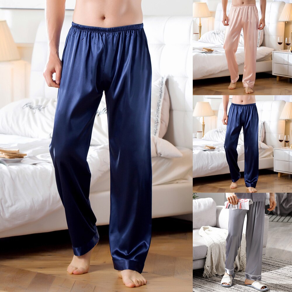 Bottoms Broek Nachtkleding Pyjama Nachtkleding Effen Kleur Loungewear Slaap