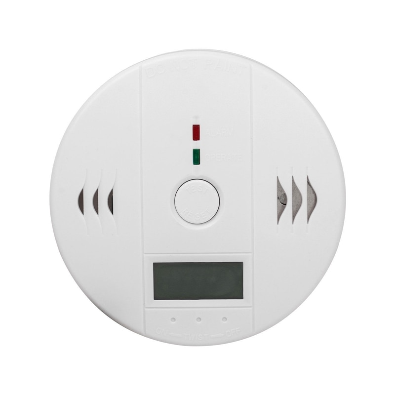 Hjem sikkerhed lcd kulilte detektor uafhængig co gas sensor 85db advarsel høj følsom forgiftnings alarm detektor