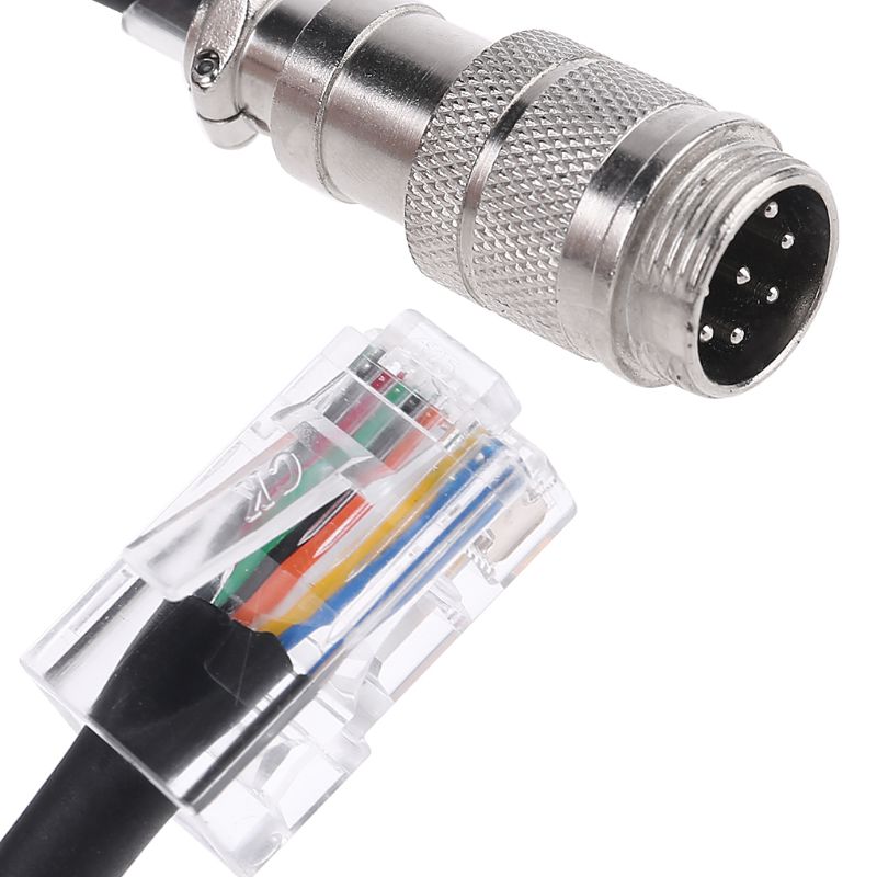 1 PC 8 Pin zu RJ-45 Modulare Stecker Mic Kabel Adapter für Yaesu Mikrofon MD-200 MD-100 M-1 M-100 FT-450 FT-900 FT-991 Transceiver