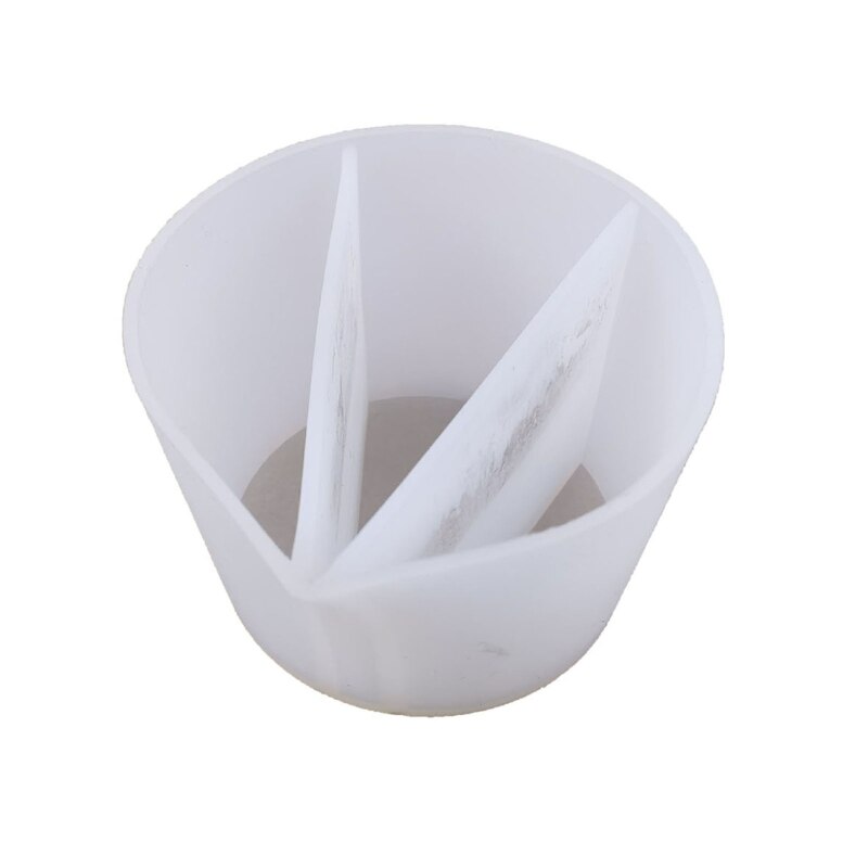 4Pcs/1 Pc Clear Silicone Epoxy Resin Mixing Cups Distribution Measuring Cup DIY Epoxy Resin Tools for Jewelry Making Hobby Craft: 3 holes