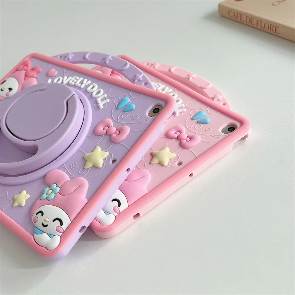 Full-cover Silicone Case For Apple IPAD Mini5/6 Cartoon METI Tablet Protective Cover IPADPRO20/21 Off-road Equipment Accessories