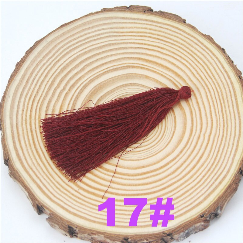 Rayon Silk Tassels DIY 50pcs 95mm Embellish Handmade Jewelry Findings Supplies For Curtain Earrings Accessories Fringe LS011: 17